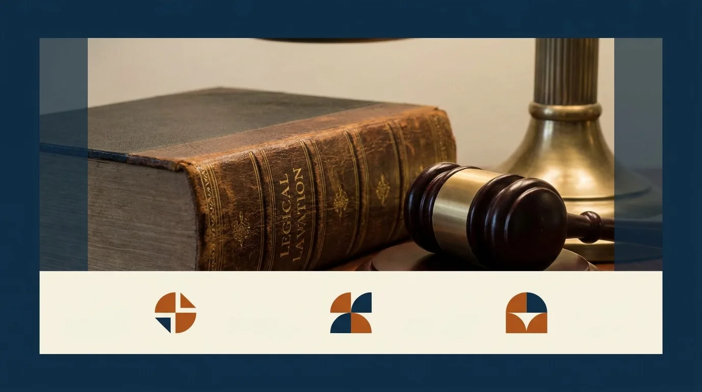 Archival civic papers and legal folders in a council-room setting
